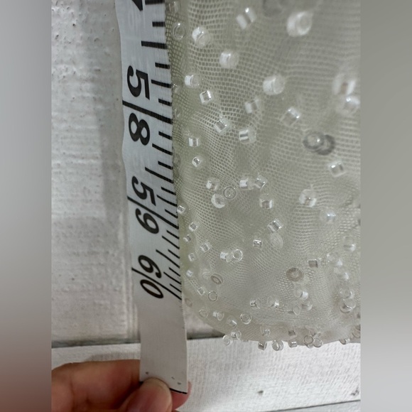 NWT Windsor Nia Beaded Ombre Mesh High Slit Formal Dress size XS - Picture 9 of 15